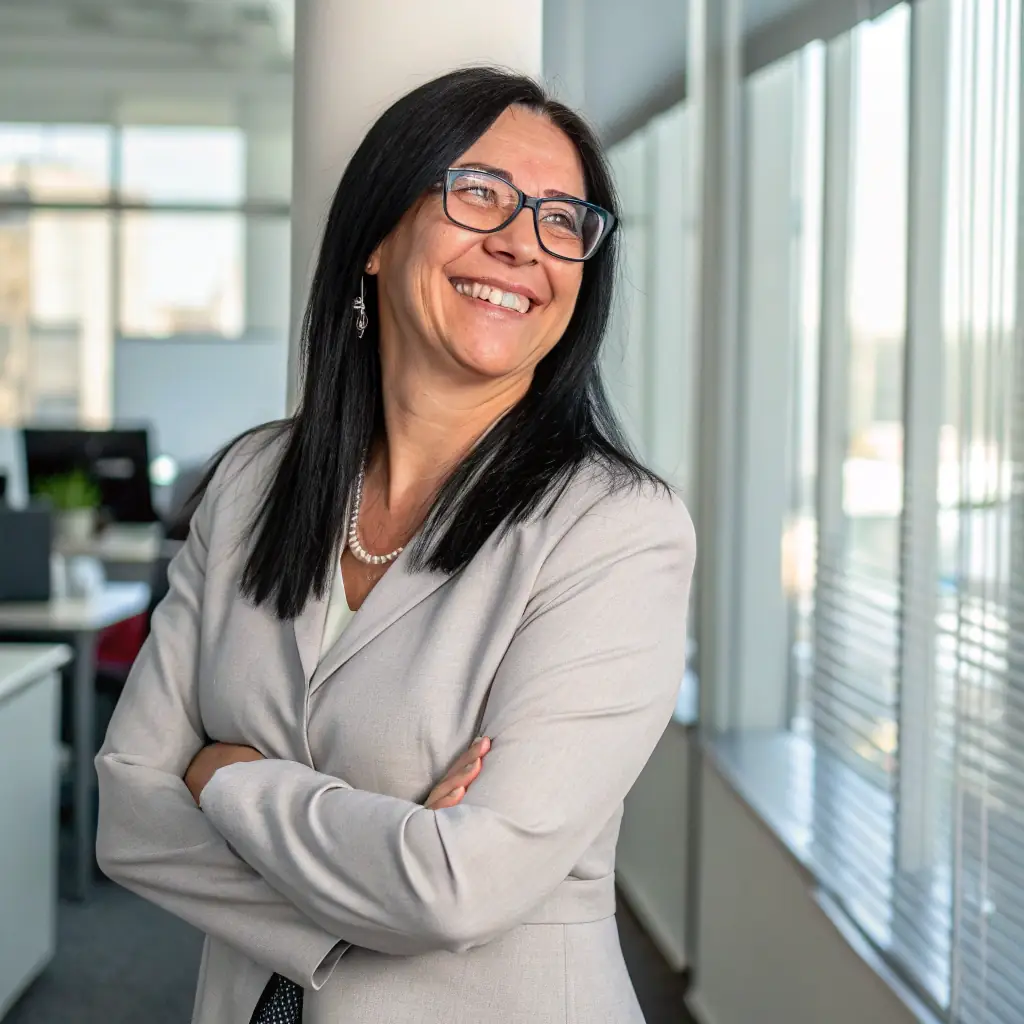 Smiling professional woman