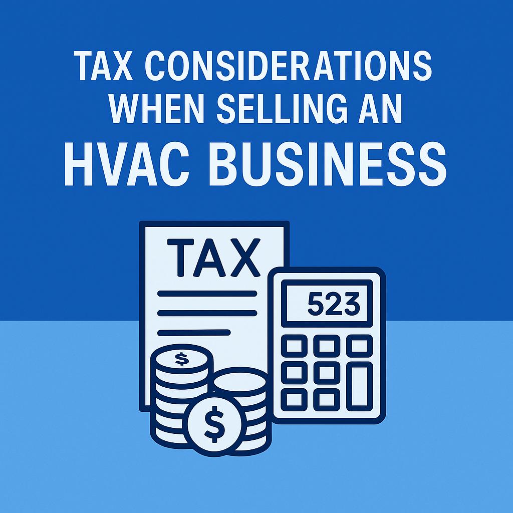 HVAC business sale taxes