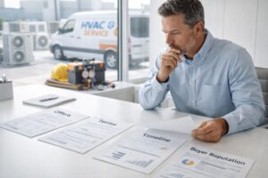 Evaluate Offers HVAC Business Sale